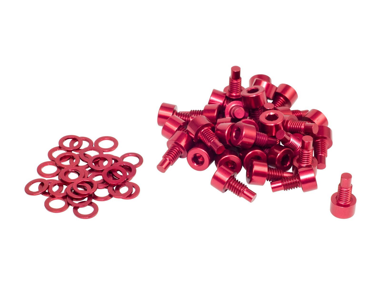 NC-17 Pedal Pins 32 Stück M4x 8mm, red - Bild 1