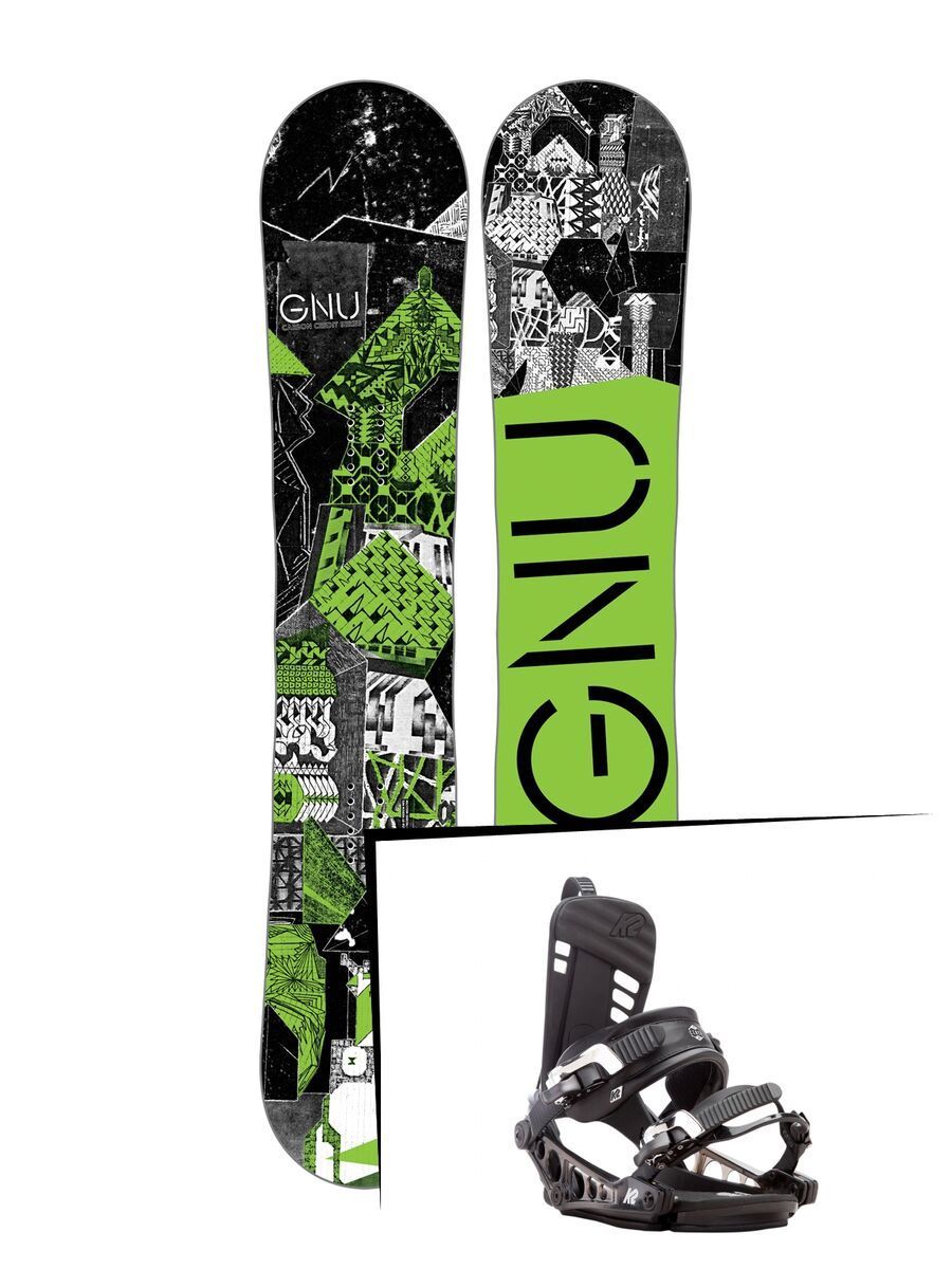 Set: Gnu Carbon Credit 2017 + K2 Cinch CTX (1728771S) - Bild 1