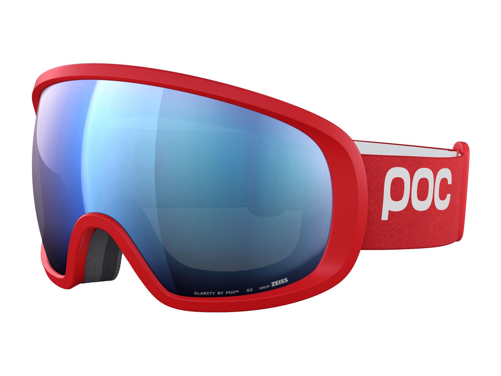 POC Fovea, Clarity Hi. Intense Partly Sunny Blue / prismane red - Bild 1