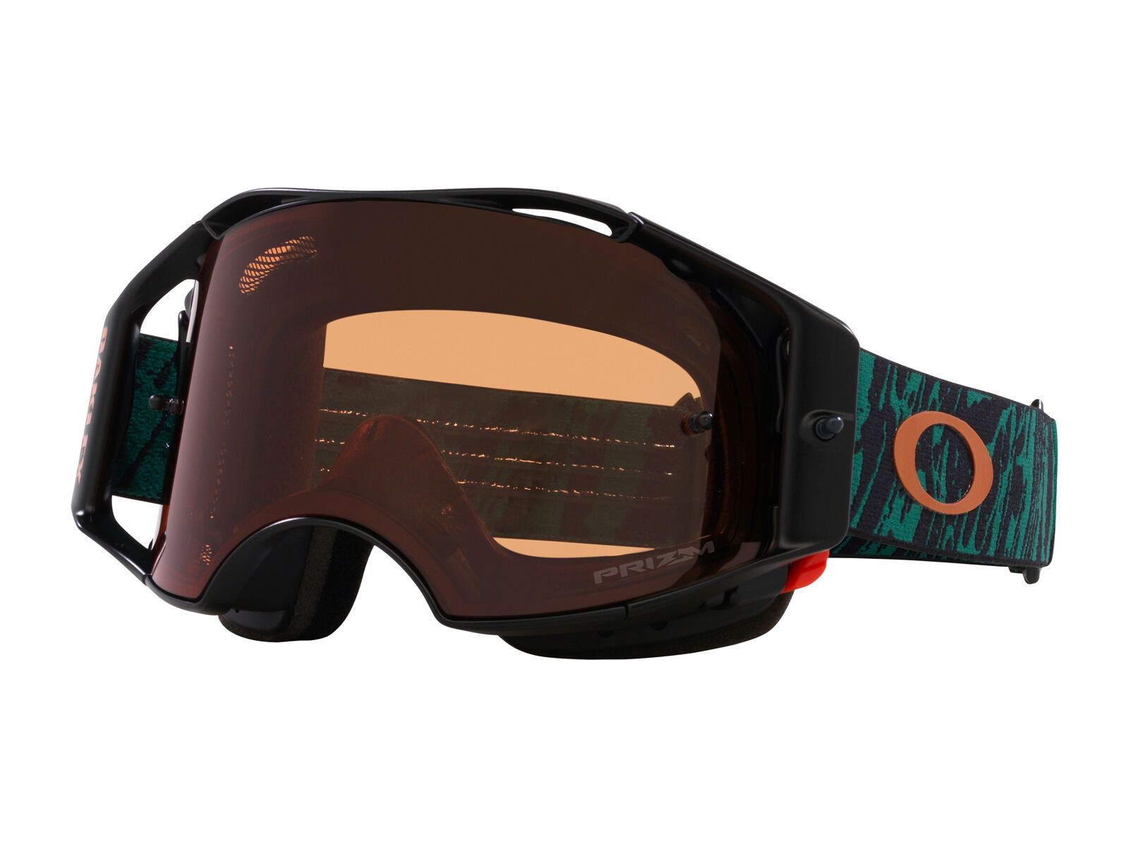 Oakley Airbrake MTB, Prizm MX Bronze / viridian striped - Bild 1