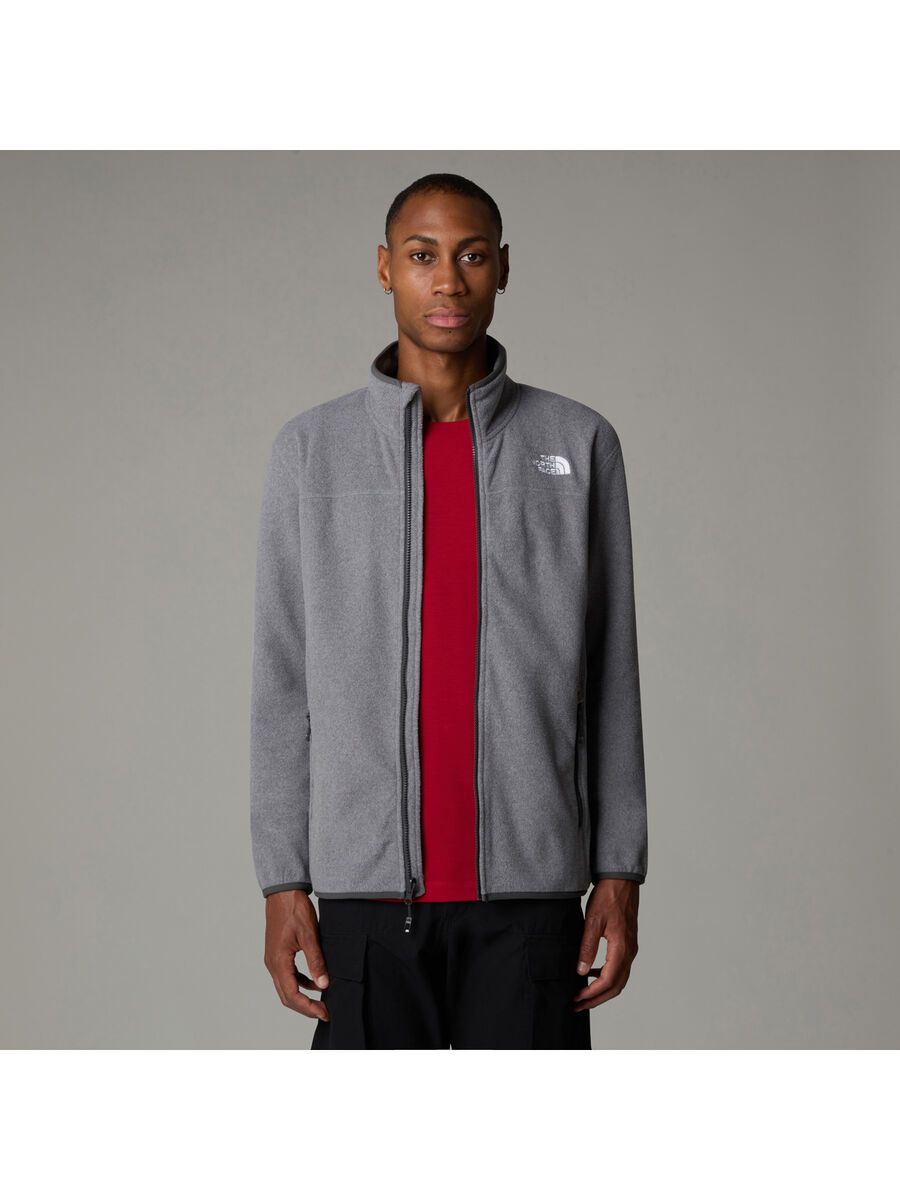 The North Face Men’s 100 Glacier Full Zip, tnf medium grey heather - Bild 4