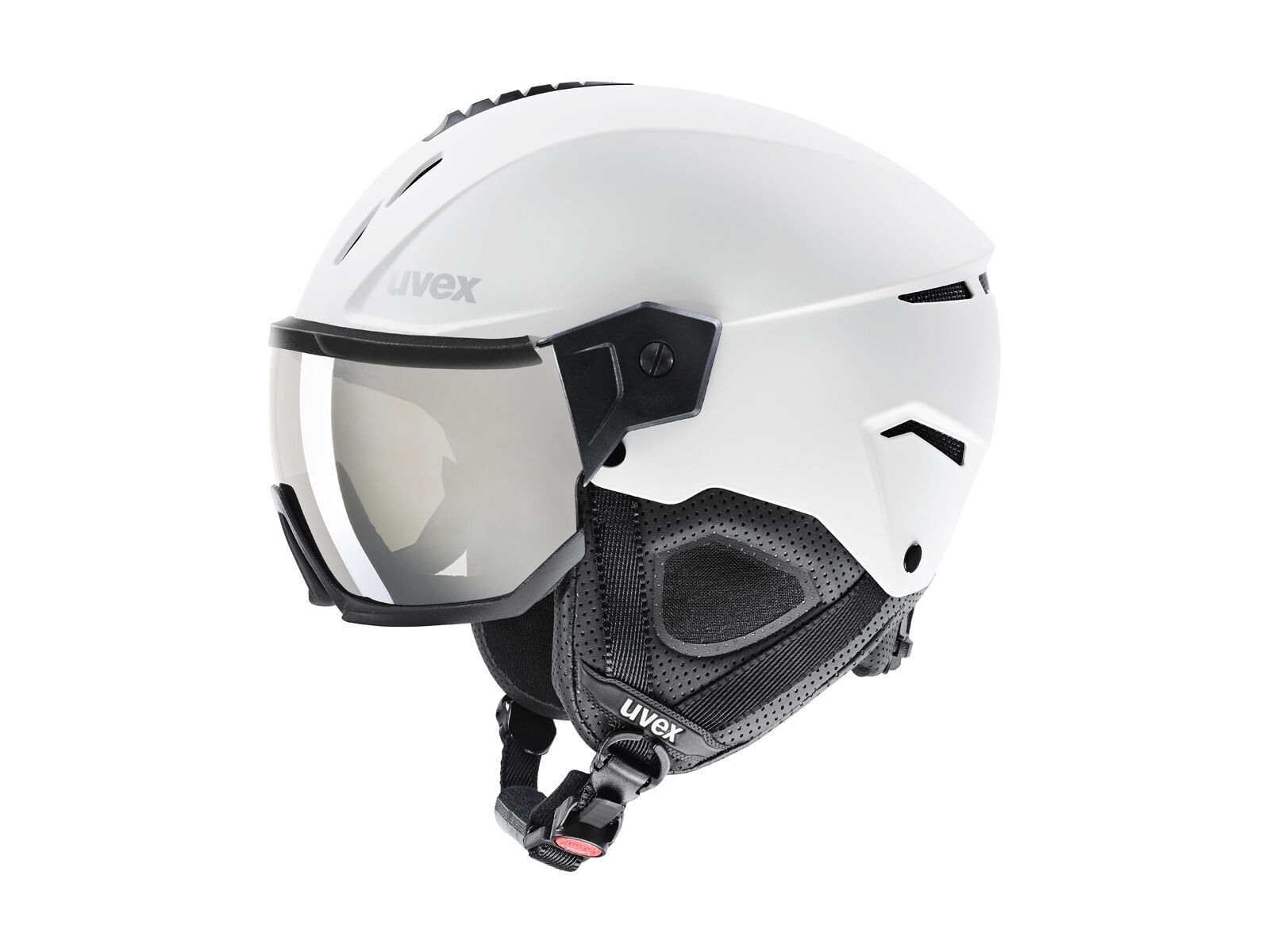 uvex instinct visor silver mirror, white-black mat - Bild 1