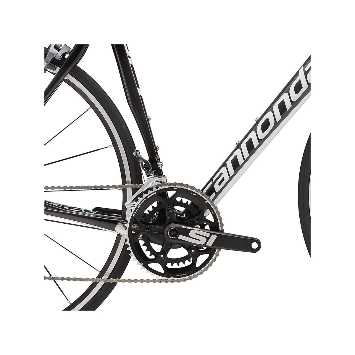 Cannondale Synapse Carbon Ultegra 4, jet black w/ magnesium white and nearly black, matte - Bild 3