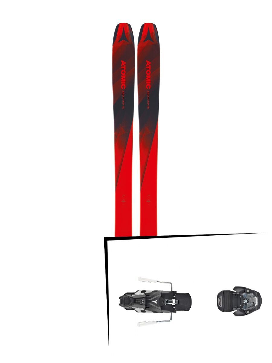 Set: Atomic Backland 107 2019 + Atomic Warden MNC 13 black/black - Bild 1