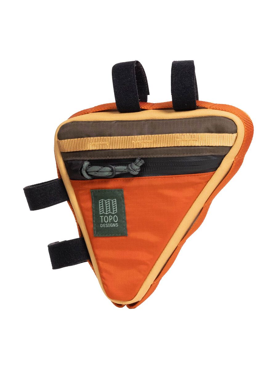 Topo Designs Bike Frame Bag, woodland/terracotta - Bild 3