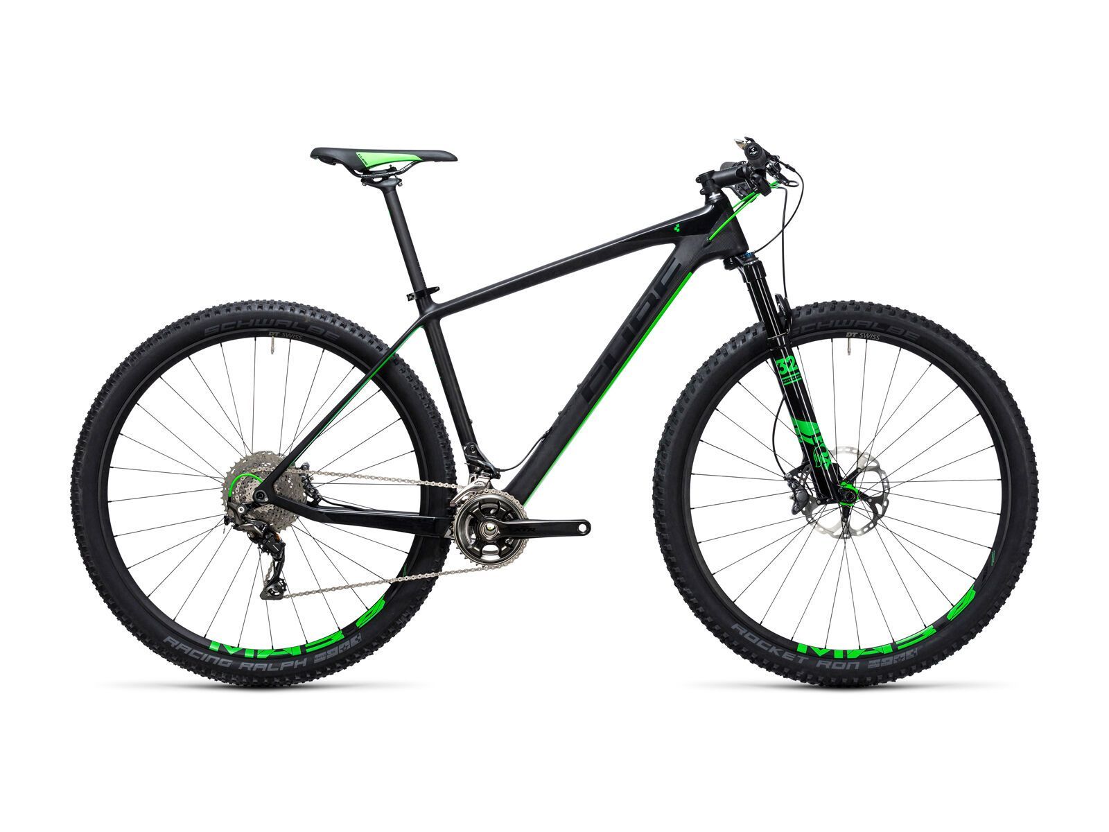 Cube Elite C:68 Race 29, carbon´n´green - Bild 1