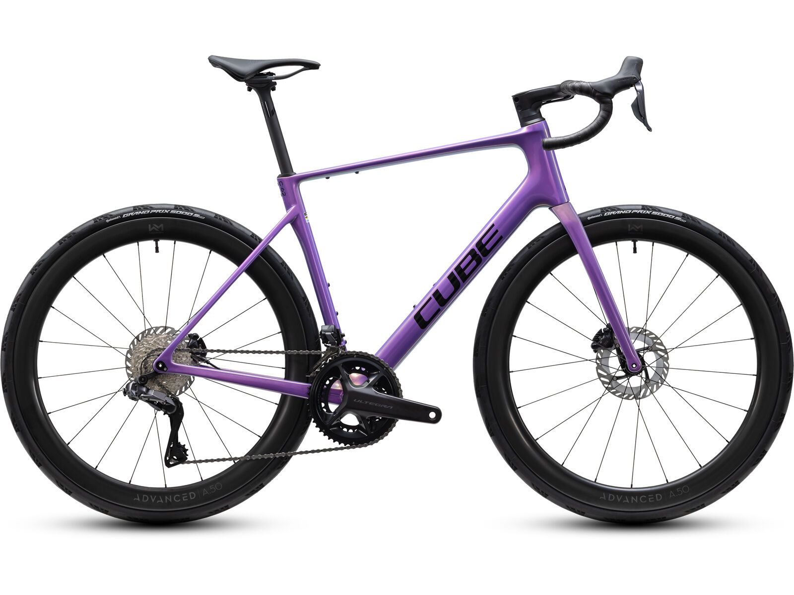 Cube Attain C:62 SLT, cosmicpurple´n´black - Bild 1