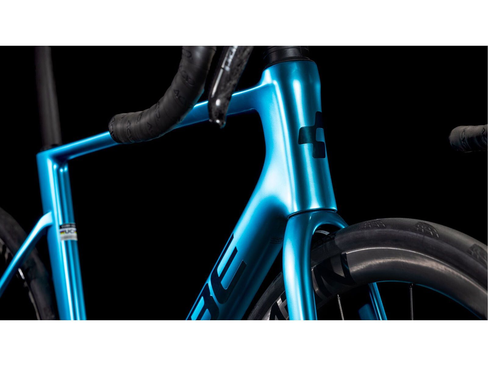 Cube Litening Air C:68X SLX, chromeblue´n´carbon - Bild 6