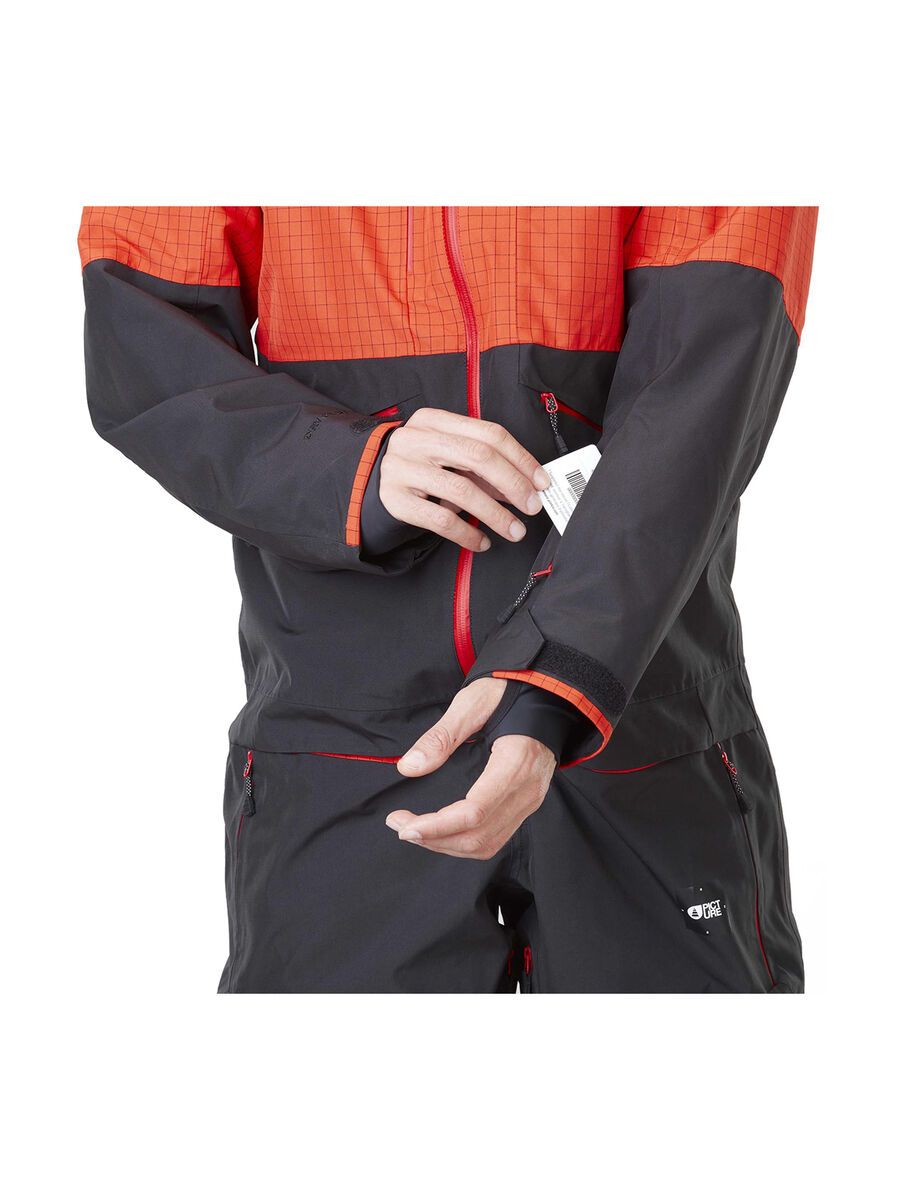 Picture Xplore Suit, orangripstop/black - Bild 8