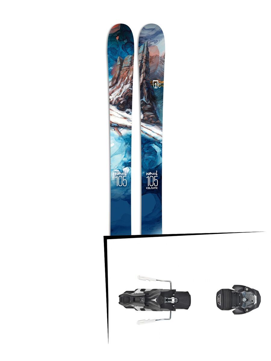 Set: Icelantic Nomad 2017 + Atomic Warden MNC 13 (2193915) - Bild 1