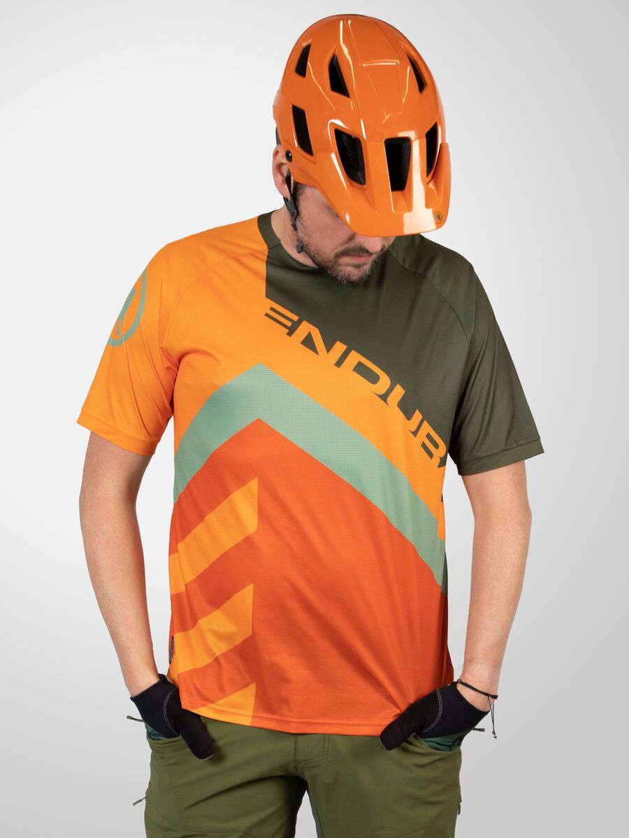 Endura SingleTrack Print T-Shirt LTD, olivgrün - Bild 3