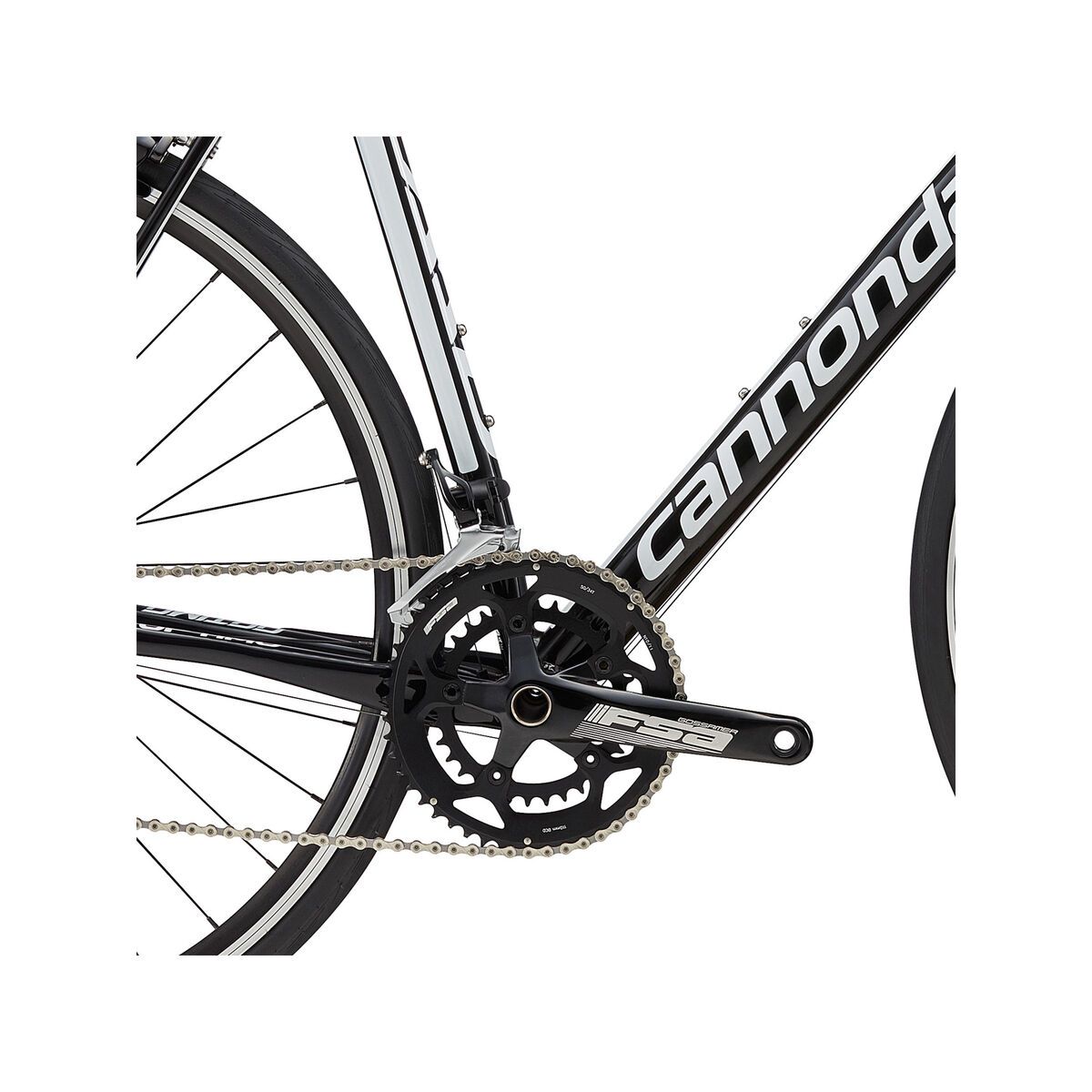 Cannondale CAAD Optimo 105, jet black w/ magnesium white, gloss - BLK - Bild 3