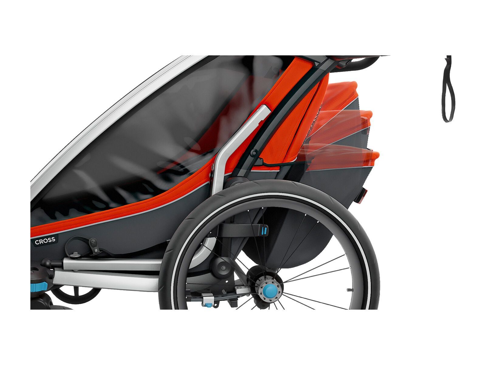 Thule Chariot Cross 2, roarange - Bild 4