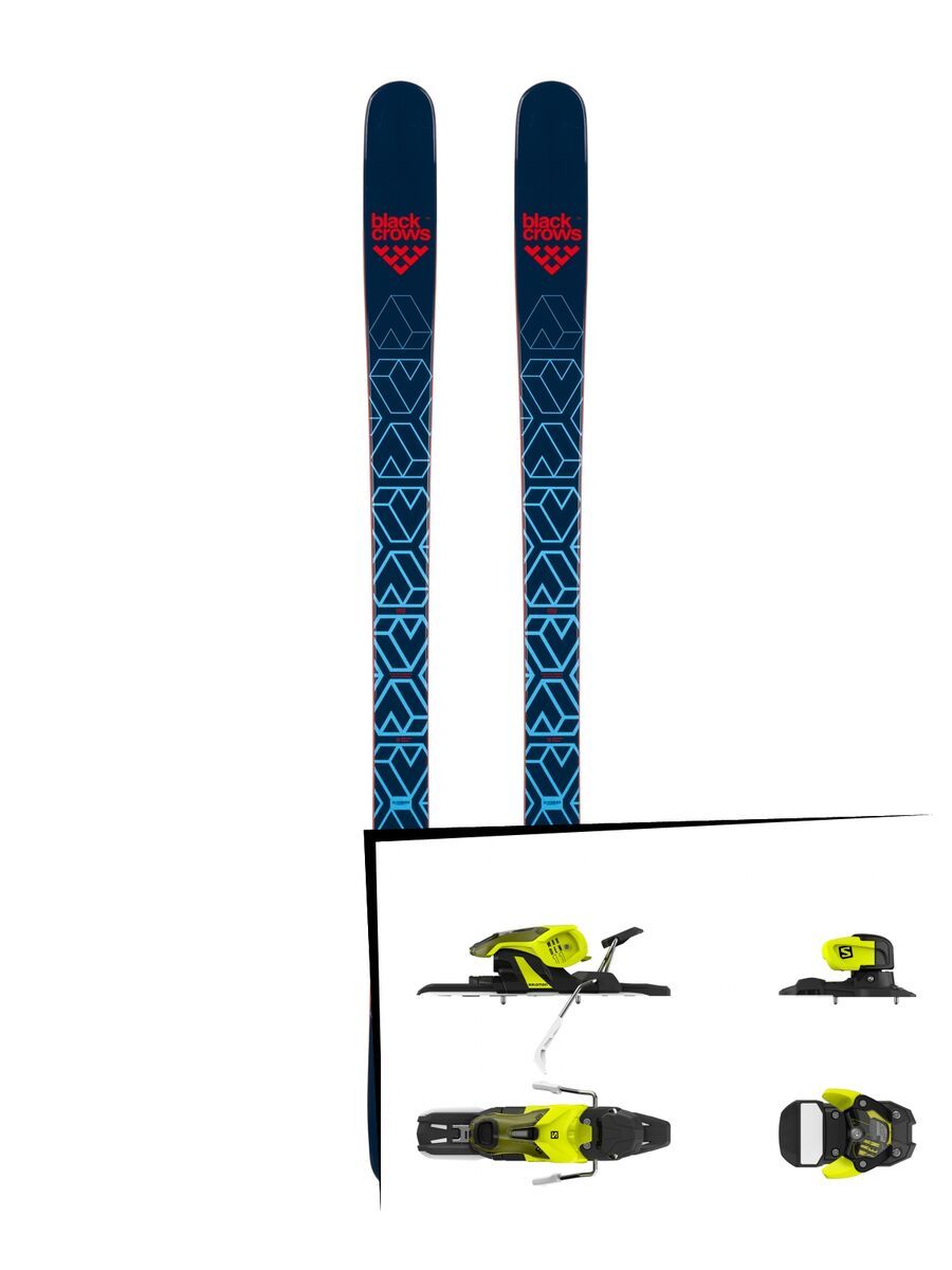 Set: Black Crows Captis 2019 + Salomon Warden 11 yellow/black - Bild 1