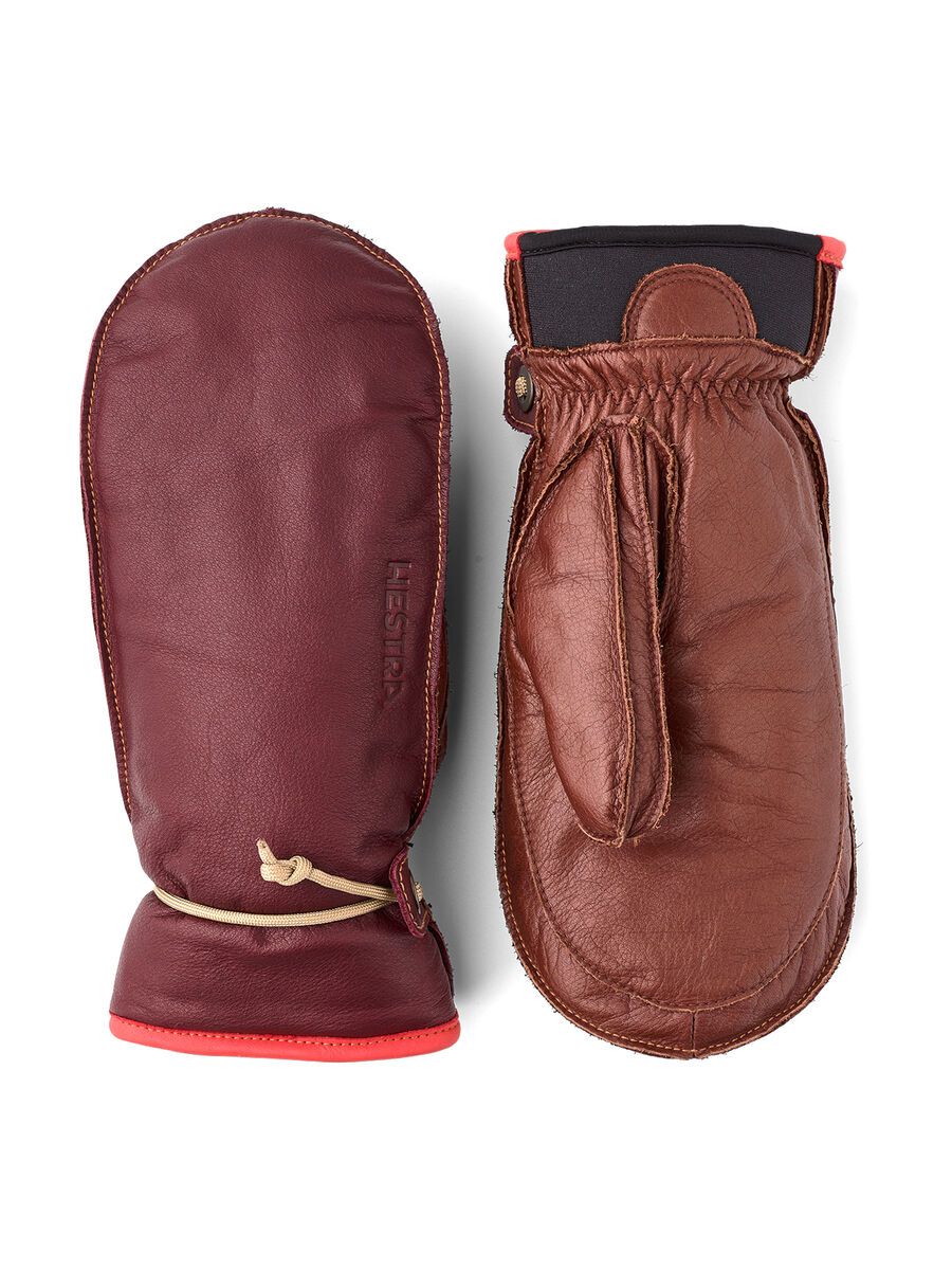 Hestra Wakayama Mitt, bordeaux/brown - Bild 1
