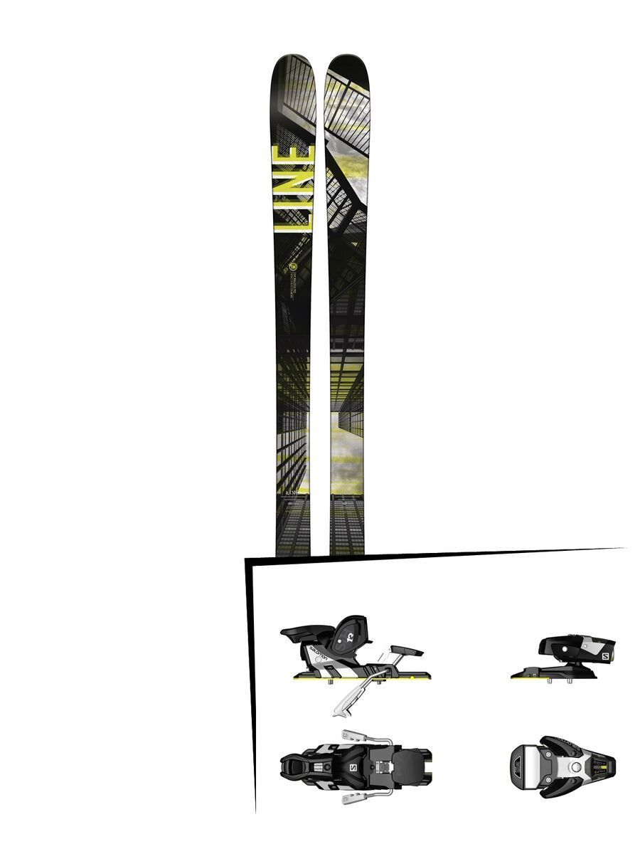 Set: Line Tom Wallisch Pro 2018 + Salomon STH2 WTR 13 black/white - Bild 1