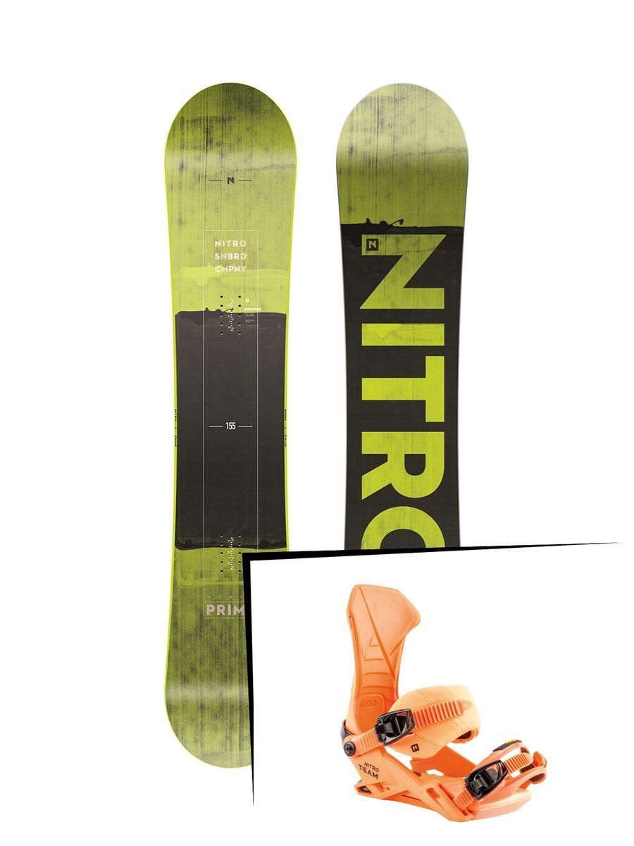 Set: Nitro Prime Toxic 2019 + Nitro Team muted brights series orange - Bild 1