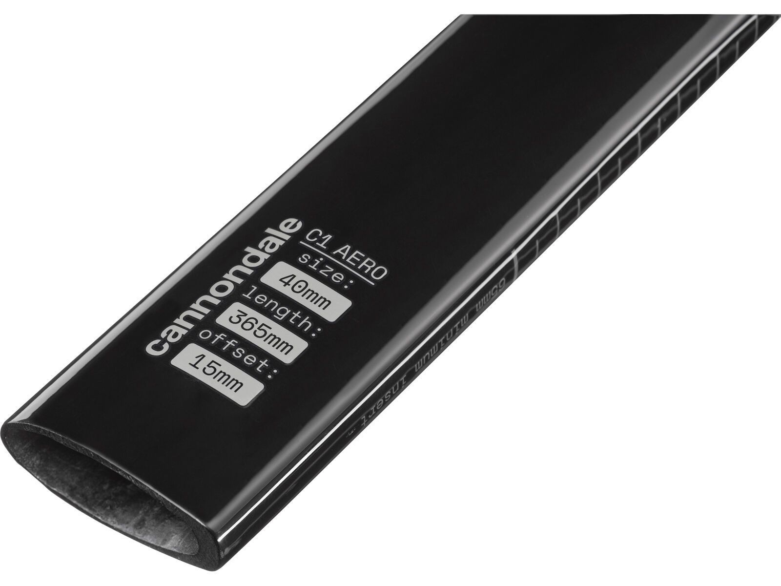 Cannondale C1 Aero 40 V2 Seatpost - 15 / 365 mm, black - Bild 3