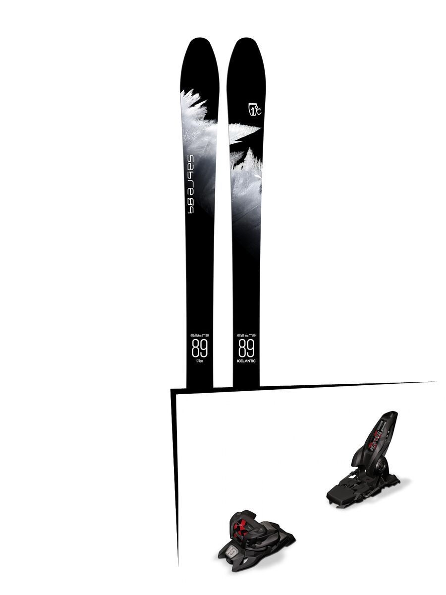 Set: Icelantic Sabre 89 2018 + Marker Jester 16 ID black - Bild 1