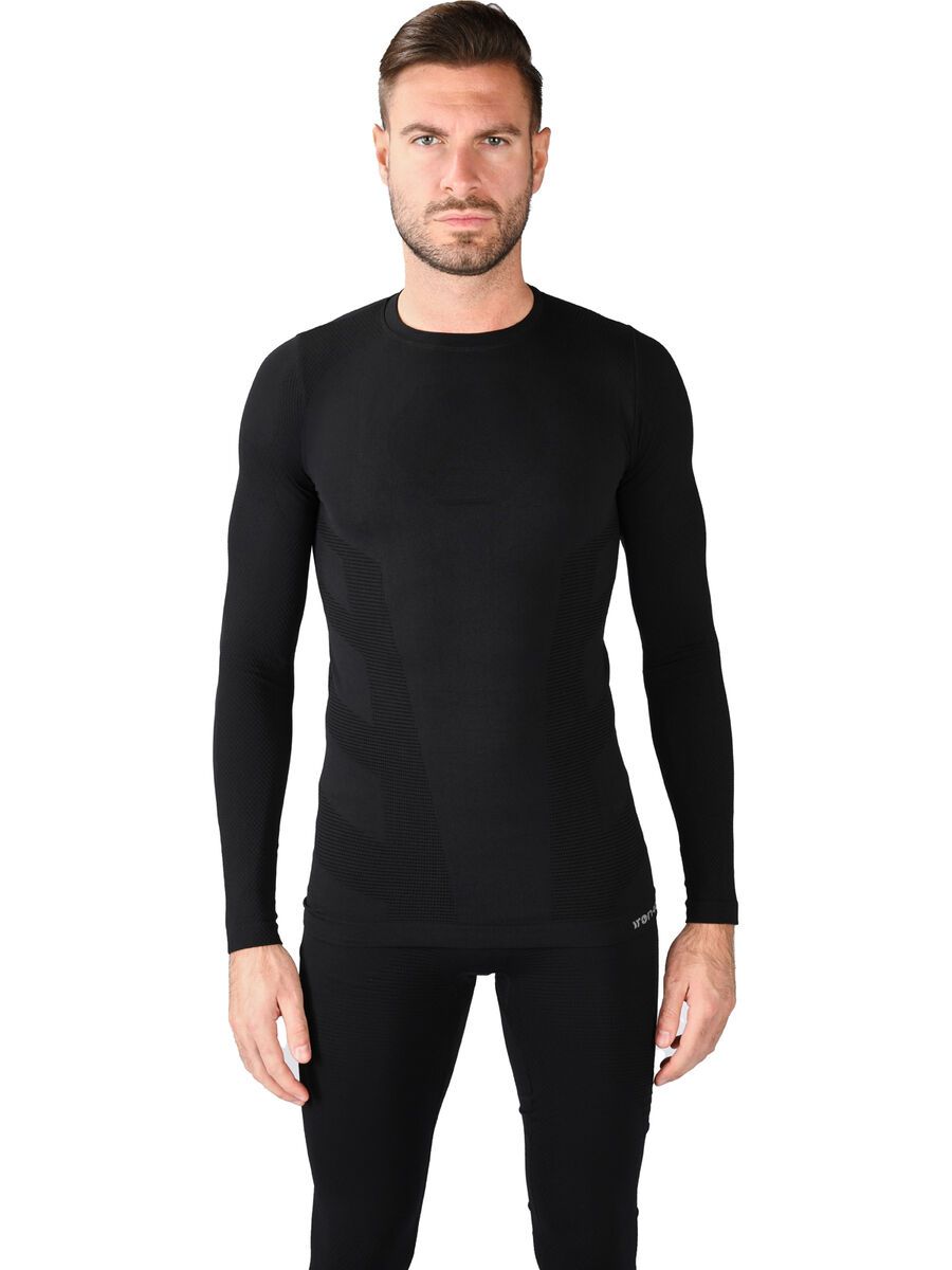 Iron-ic Long-Sleeve T-Shirt Thermic - Man, black - Bild 1