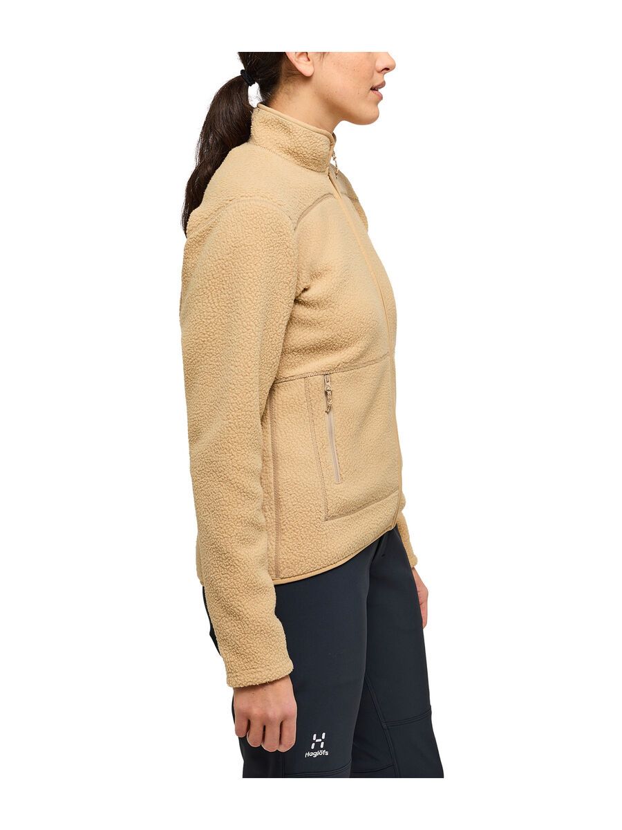 Haglöfs Mossa Pile Jacket Women, sand - Bild 4