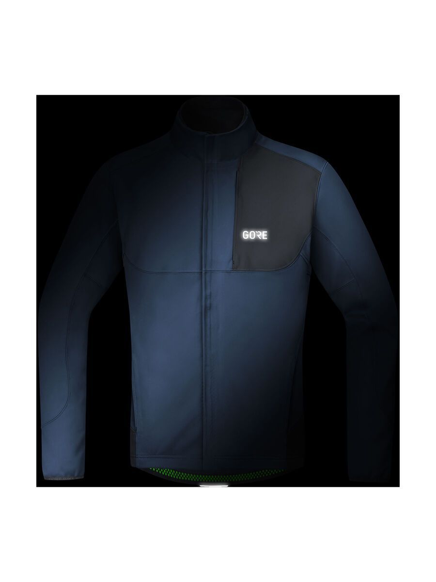 GOREWEAR C5 Gore Windstopper Thermo Trail Jacke, deep water blue/black - Bild 4