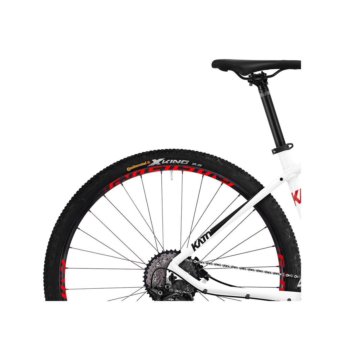 Ghost Kato 7.9 AL, star white/night black/fiery red - Bild 6