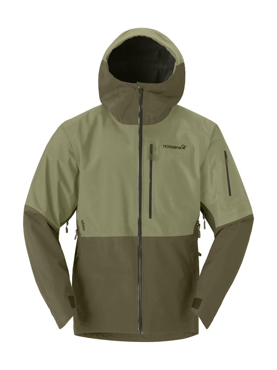 Norrona lofoten Gore-Tex Jacket M's, olive night/deep lichen green - Bild 1
