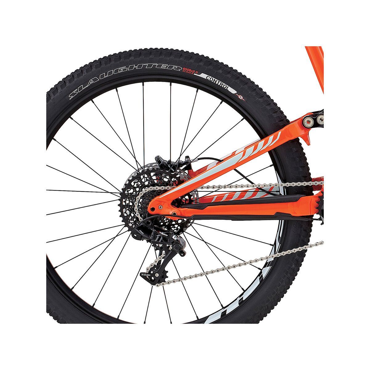 Specialized Enduro FSR Comp 650b, gloss moto orange/baby blue/white - Bild 4