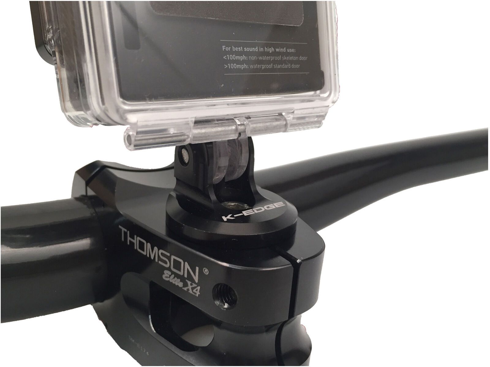 K-Edge Go Big Light and Camera Mounts - Top Cap Mount, black - Bild 2