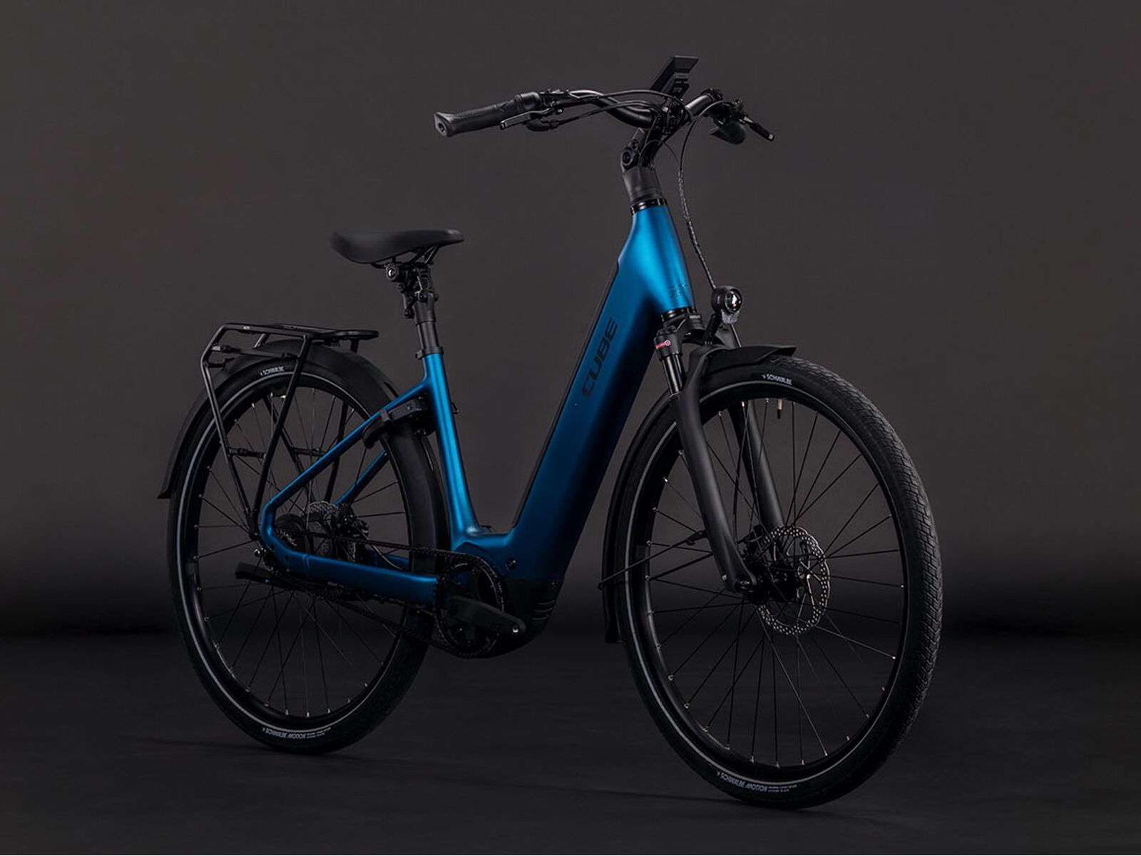 Cube Supreme Hybrid Deluxe Pro 600 Easy Entry 28, electricblue´n´chrome - Bild 2