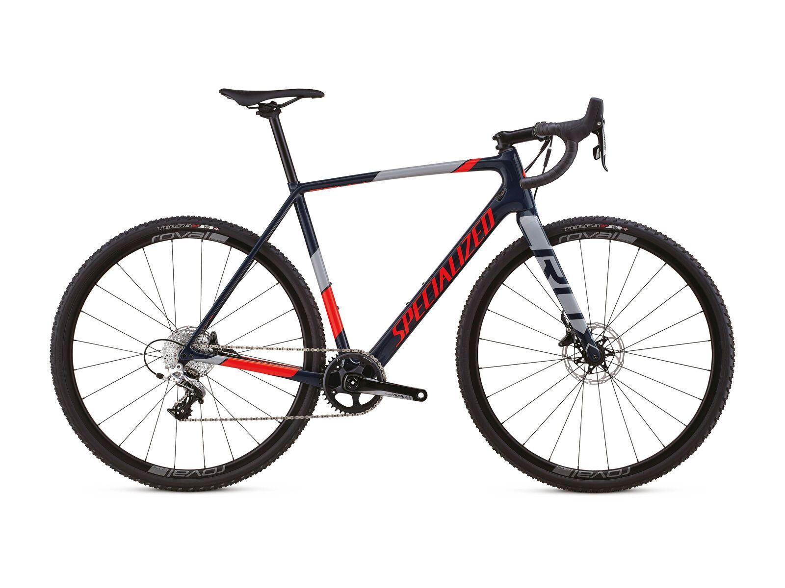 Specialized CruX Elite X1, gloss cast blue/rocket red/cool gray