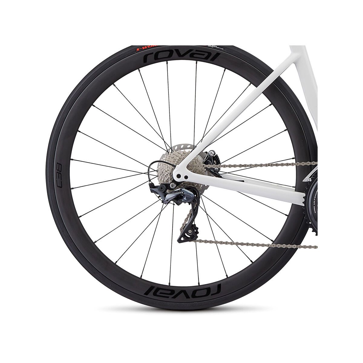 Specialized Tarmac Disc Expert, white/blue ghost pearl/satin black/clean - Bild 6