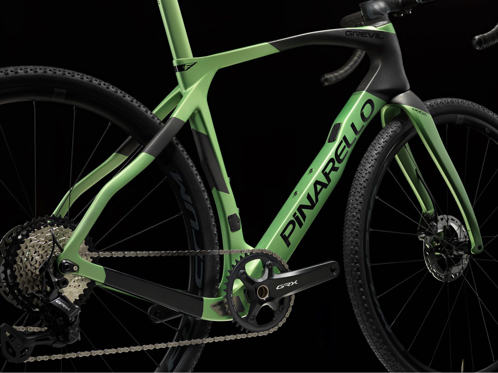 Pinarello Grevil F7 GRX 820 1x12 DB / Fulcrum Rapid Red 500 DB - 700C, stone green - Bild 8