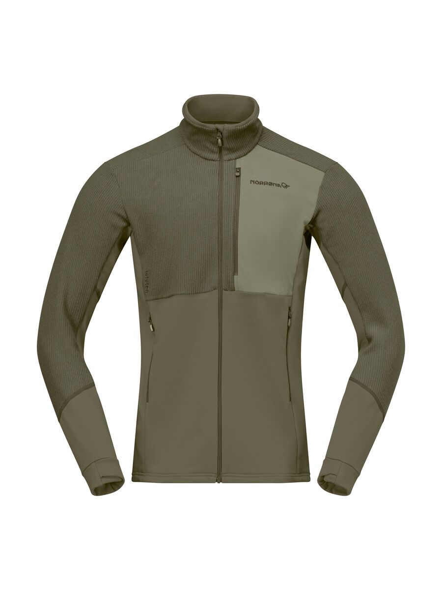 Norrona lofoten warm2 Jacket M's, olive night/deep lichen green - Bild 1