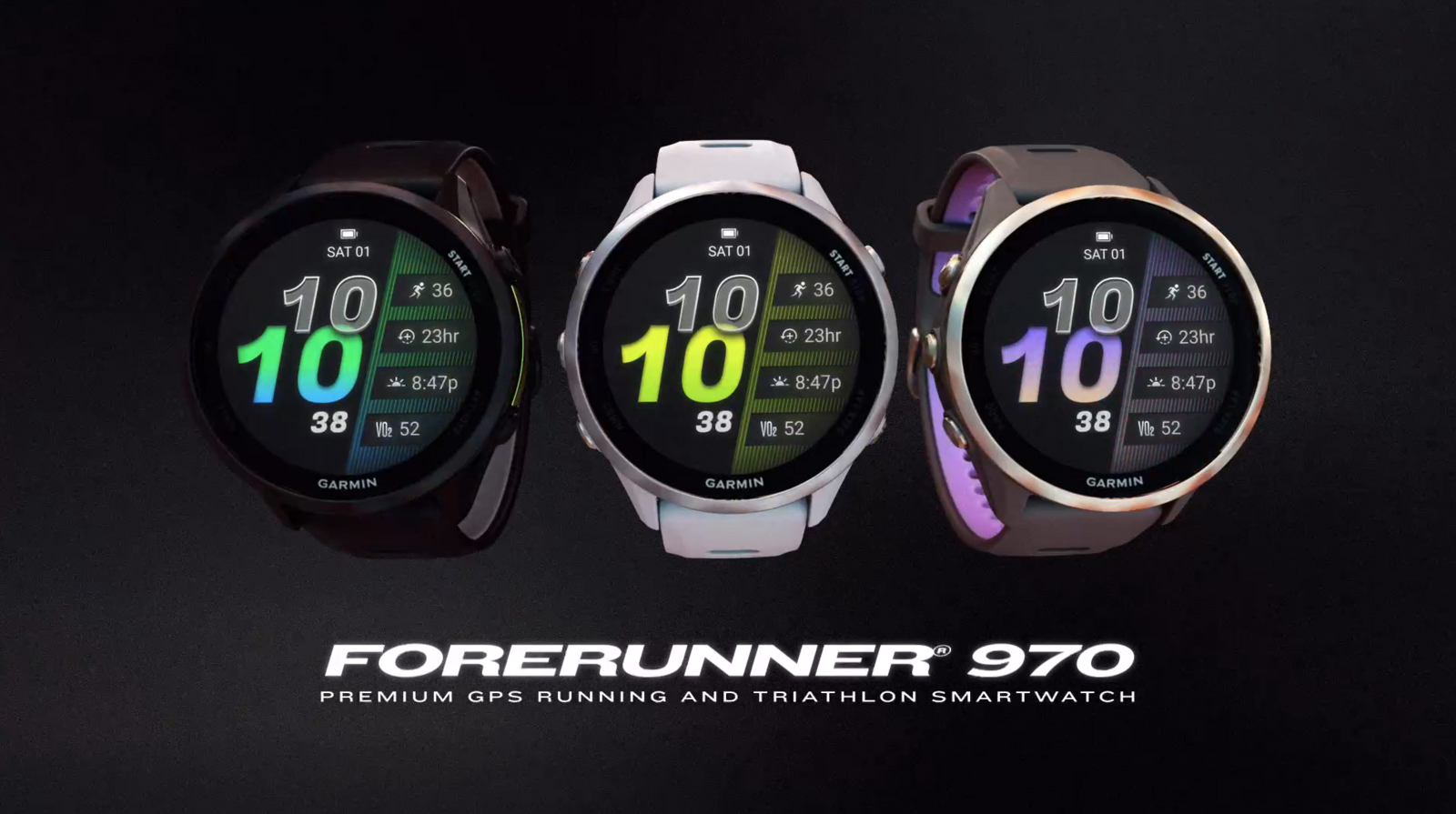 Garmin Forerunner 970, gray/softgold titan - Video 9