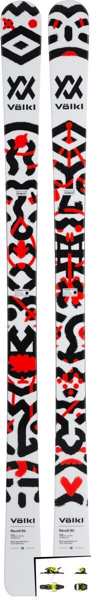 Set: Völkl Revolt 86 2019 + Salomon Warden 11 yellow/black - Bild 1