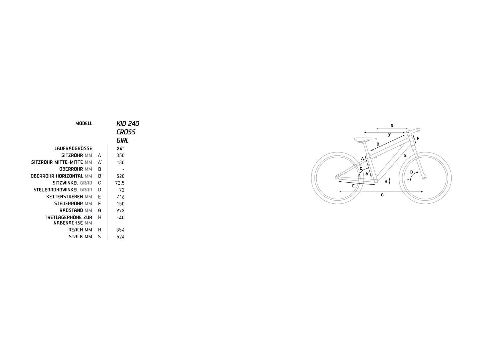 Cube Kid 200 Cross Girl, pink/red - Bild 6