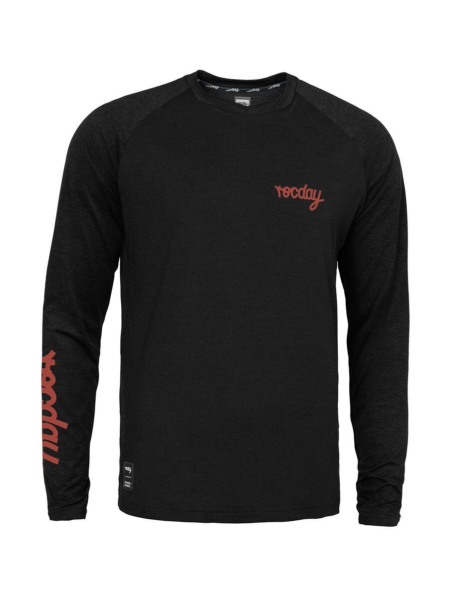 Rocday Evo Race Long Sleeve Jersey, black/red - Bild 1