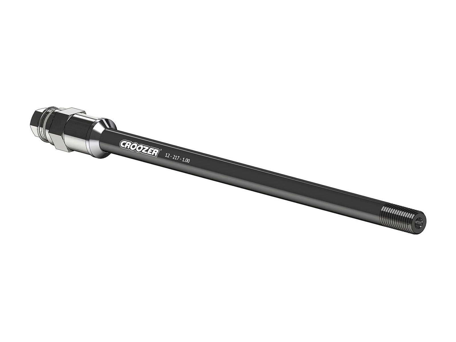 Croozer Steckachsadapter A - 12x197 Fatbike (217 mm, 1.00), black - Bild 1