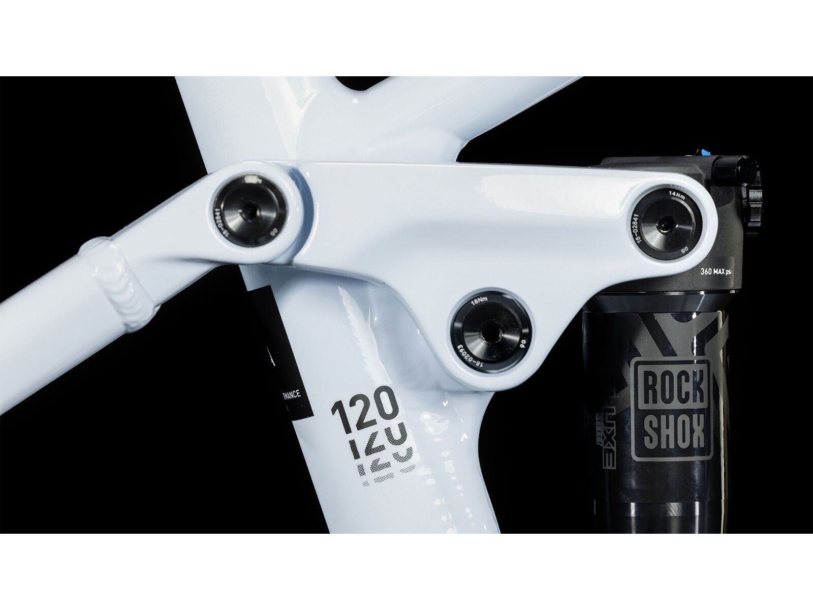 Cube Stereo Hybrid 120 Pro 625 27.5, flashwhite´n´black - Bild 5