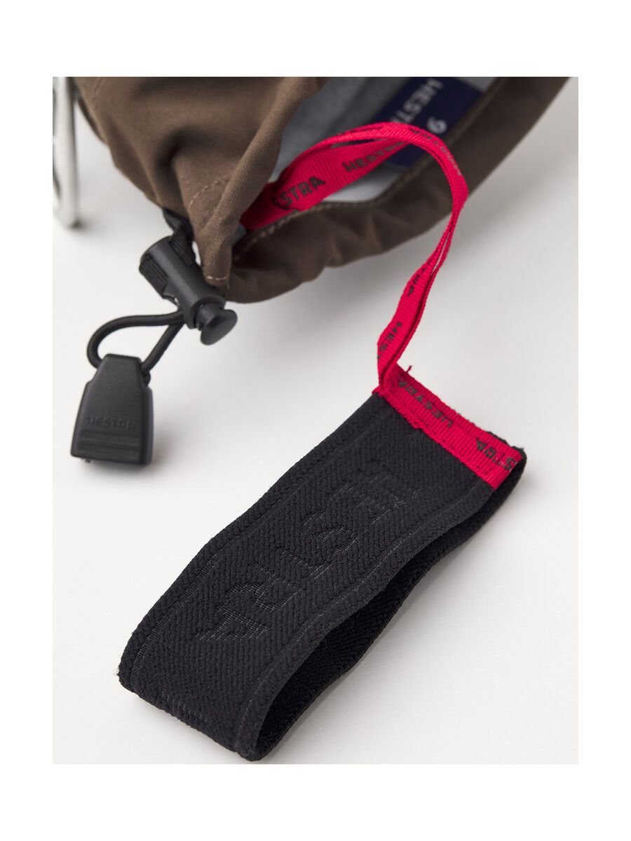 Hestra Army Leather Heli Ski 5 Finger, espresso - Bild 5