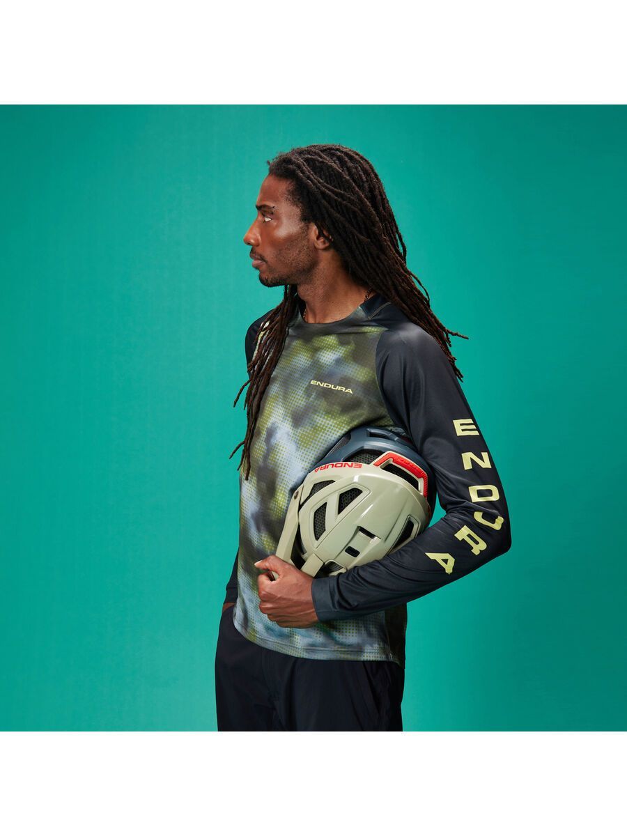 Endura Pixel Cloud T-Shirt LTD (Langarm), schwarz - Bild 13