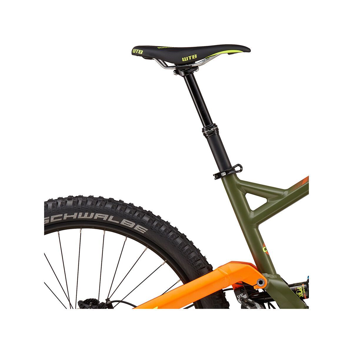 GT Force Expert, satin military green w/ orange & neon yellow - Bild 5