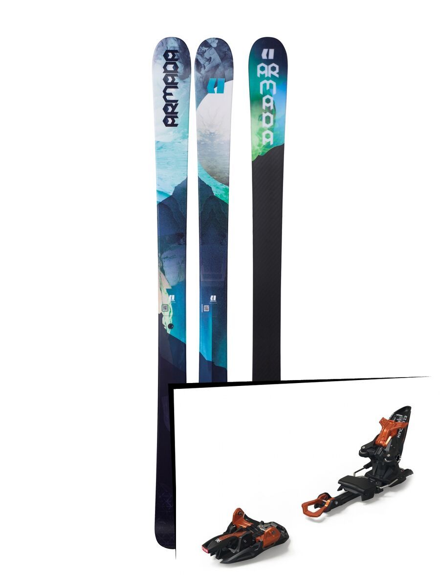 Set: Armada Victa 93 2018 + Marker Kingpin 13 black/copper - Bild 1