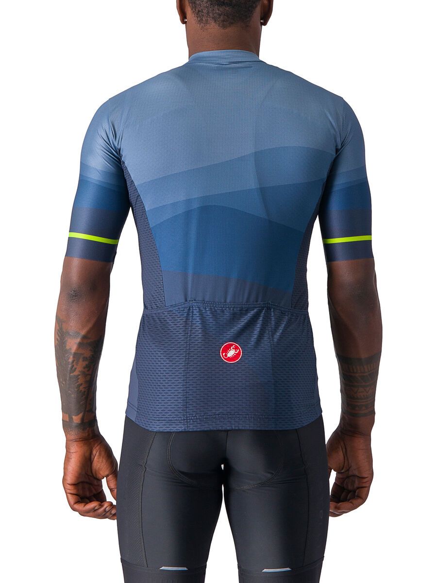 Castelli Orizzonte Jersey, belgian blue/light steel blue- - Bild 2