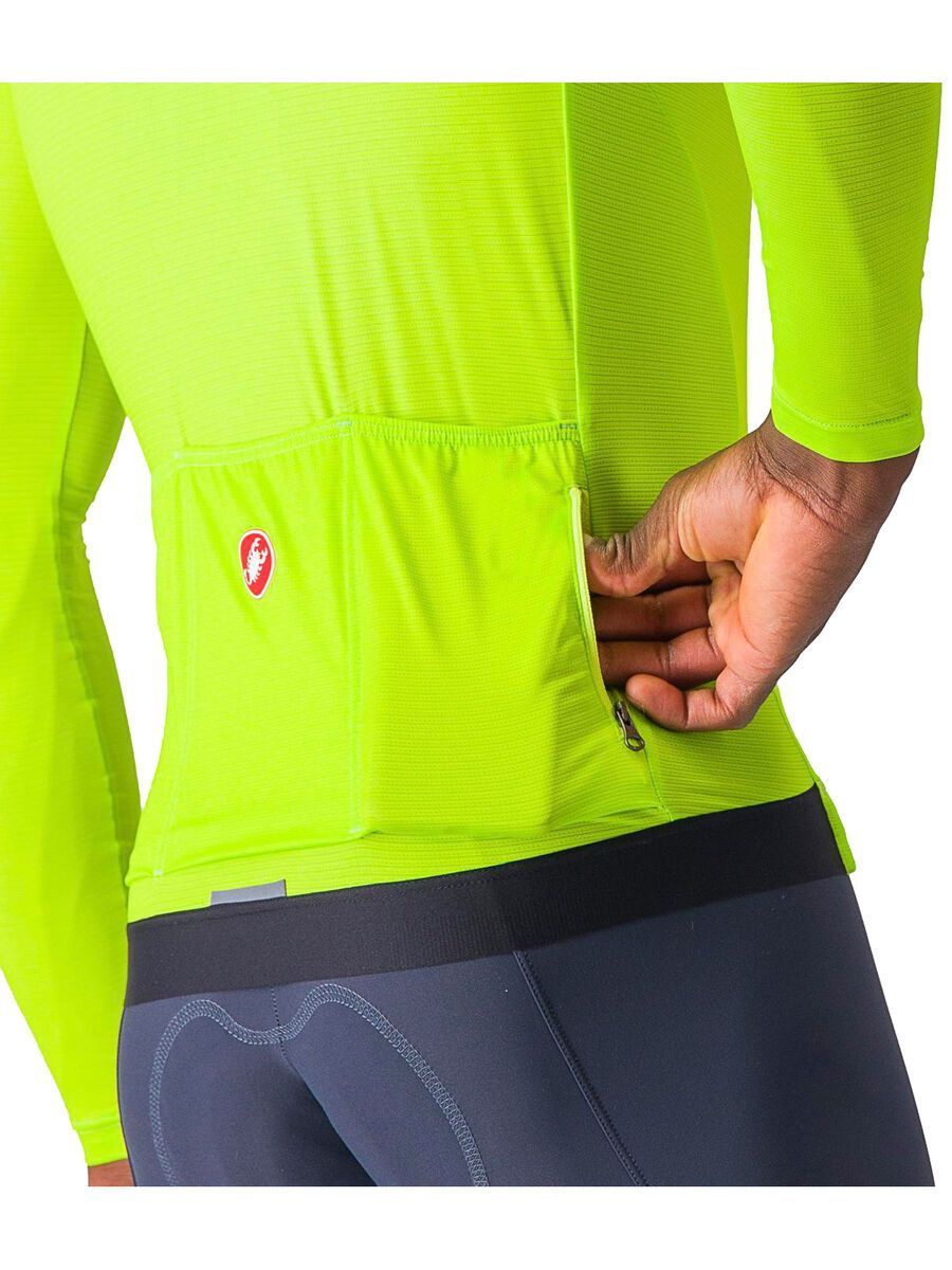 Castelli Espresso LS Jersey, electric lime/deep green - Bild 7