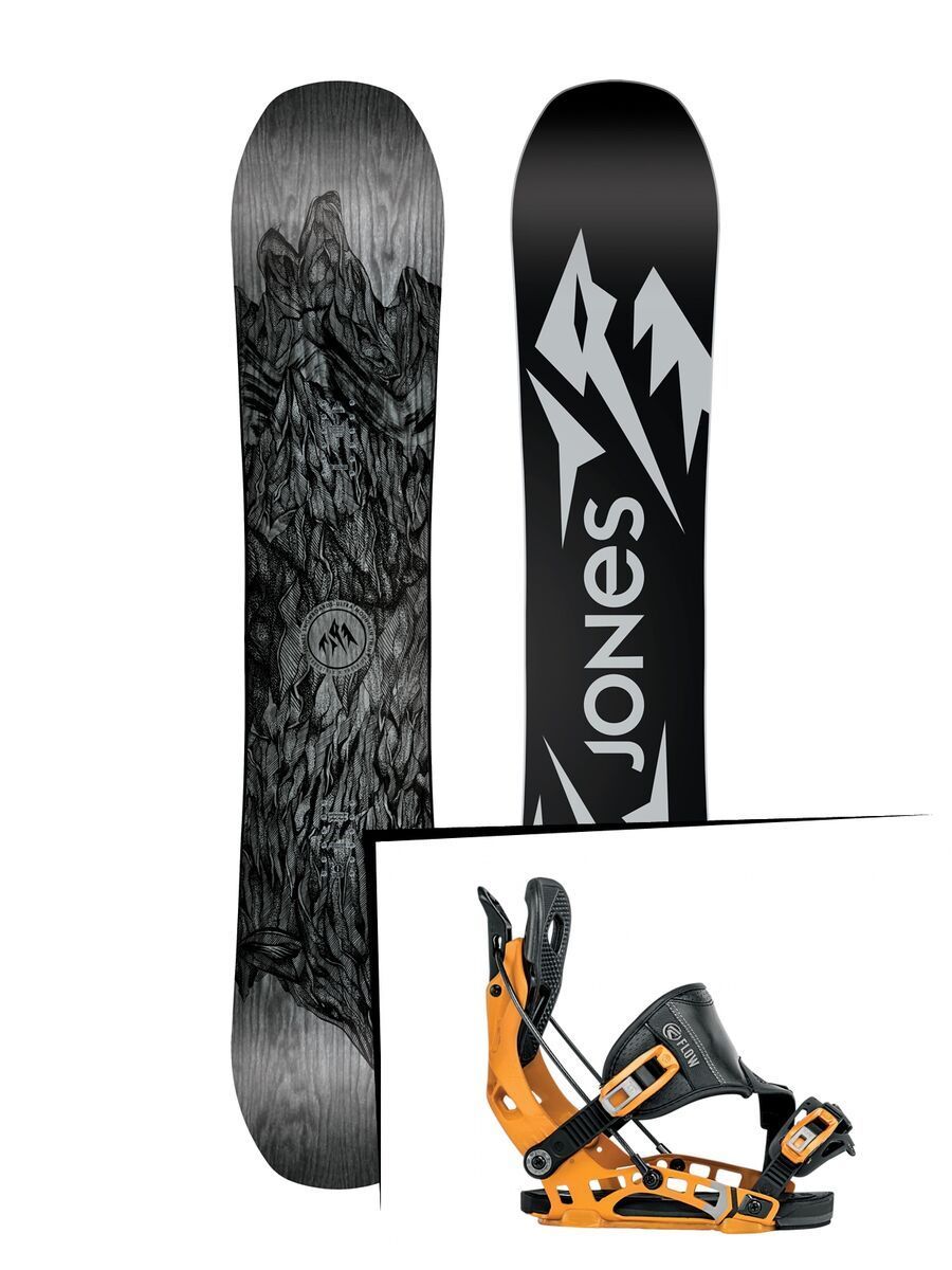 Set: Jones Ultra Mountain Twin 2019 + Flow NX2 (1908433S) - Bild 1