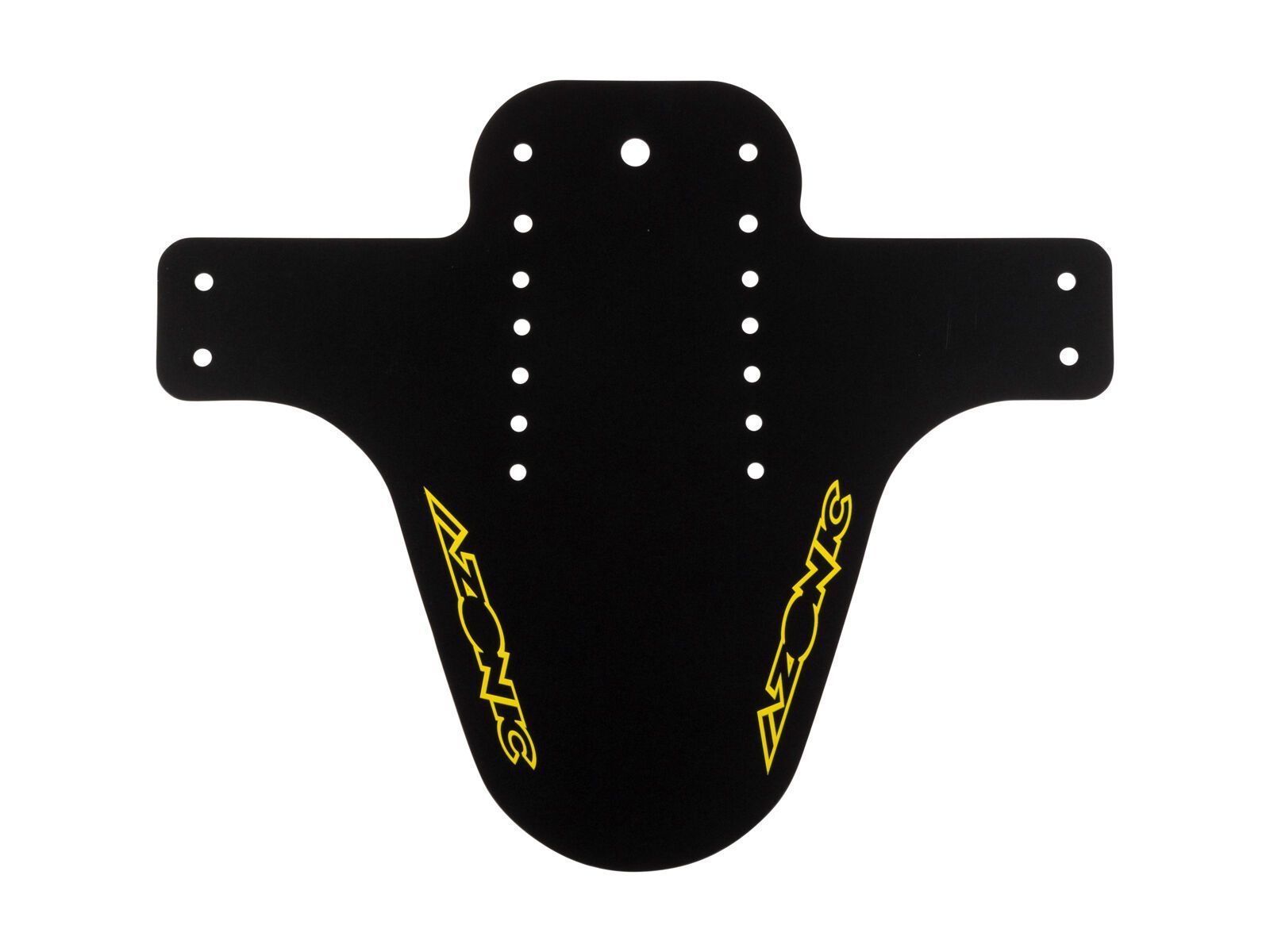 Azonic Splatter Fender Logo, black/yellow - Bild 1