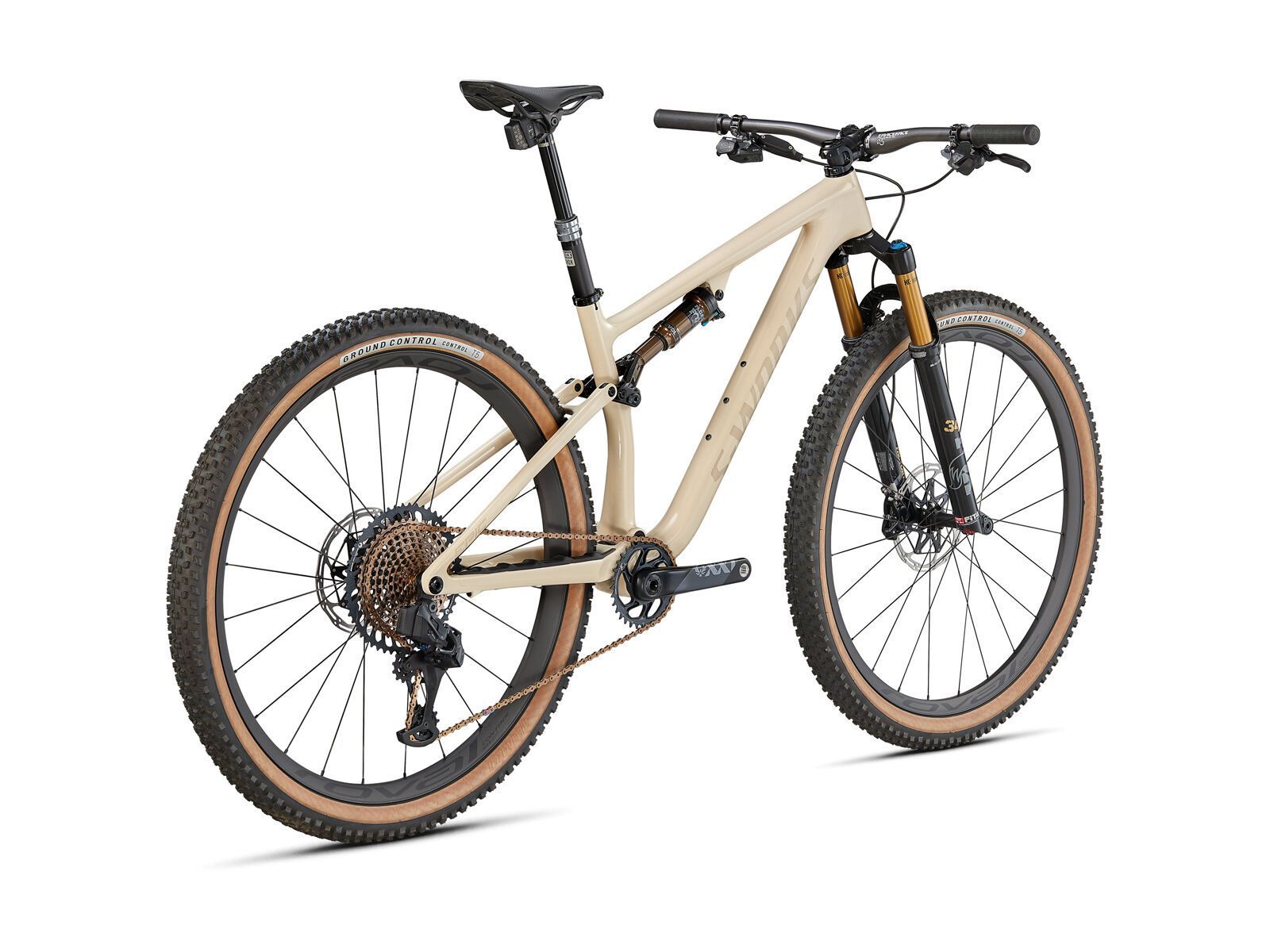 Specialized S-Works Epic Evo, gloss sand/satin red gold tint - Bild 3